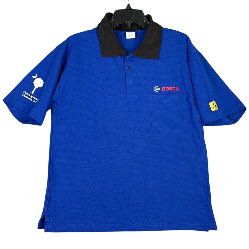 Bosch Polo Shirt‎ Chassis Systems Charleston SC  Mens M Employee  Work Uniform